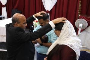 Dedication Service of Baby Adam Saji