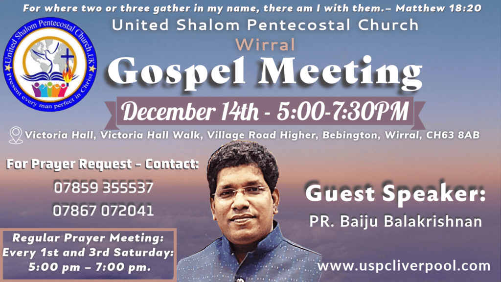 Shalom Pentecostal Church Wirral